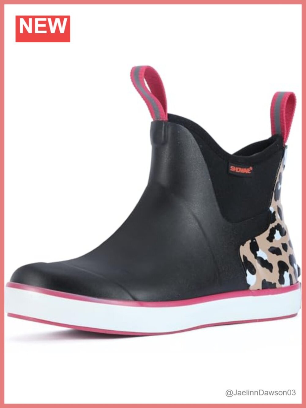 Showave Waterproof Ankle Deck Boots Non-Slip Insulated Rubber